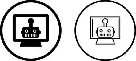 Artificial Bot Vector Icon