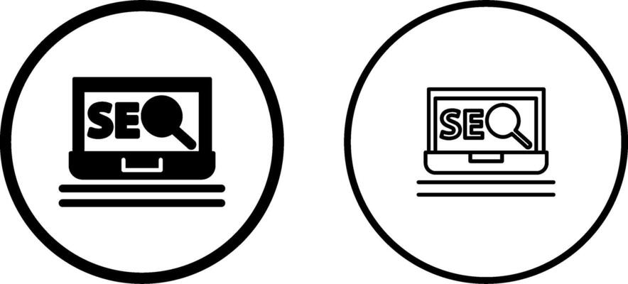 SEO label Vector Icon
