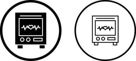 Heart Rate Machine Vector Icon