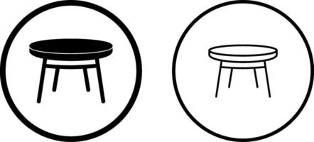 Small Table Vector Icon