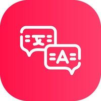 Line Round Corner Gradient vector