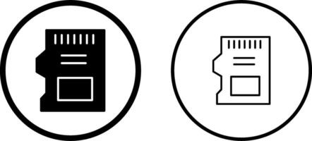 SD Card Vector Icon