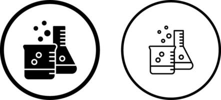 icono de vector de vaso de precipitados