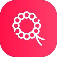 Line Round Corner Gradient vector