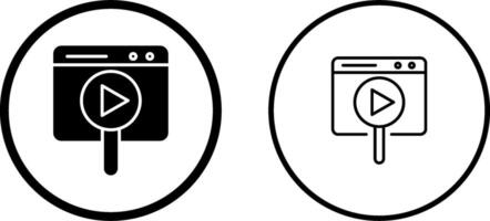 Multimedia Browser Vector Icon