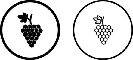 Grapes Vector Icon