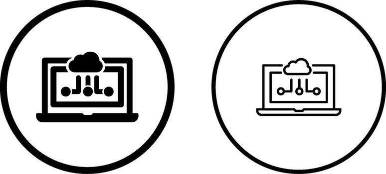 informática vector icono