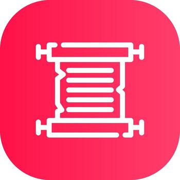 Line Round Corner Gradient vector