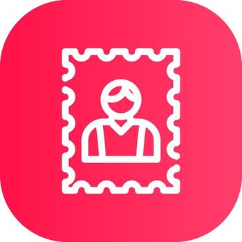 Line Round Corner Gradient vector