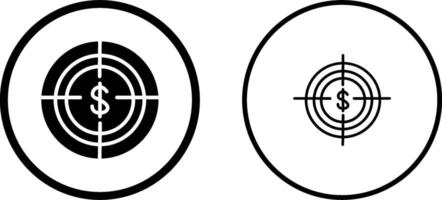 Economic Target Vector Icon