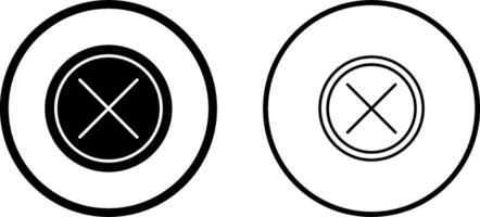 Do Not Cross Vector Icon