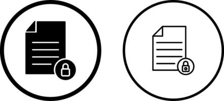 Private Document Vector Icon