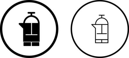 French Press Vector Icon