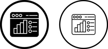 Web Analysis Vector Icon