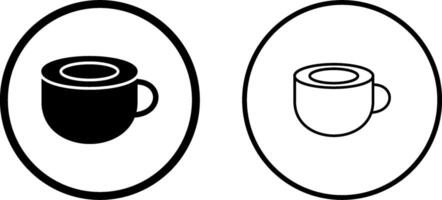 icono de vector de taza de café