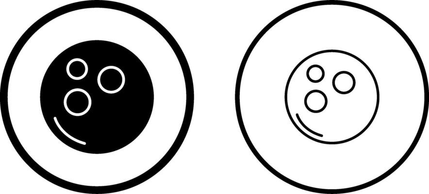 Bowling Ball Vector Icon