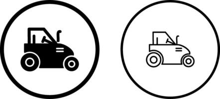 icono de vector de tractor