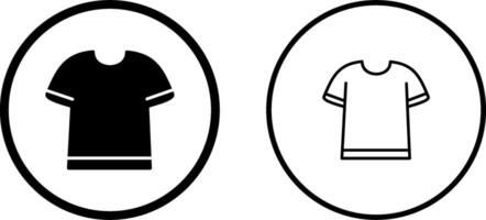 T Shirt with Lines Vector Icon
