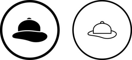 mujeres sombrero vector icono