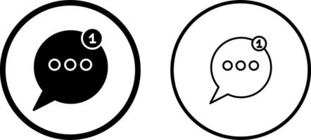 Message Bubbles Vector Icon