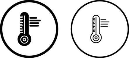 icono de vector de temperatura