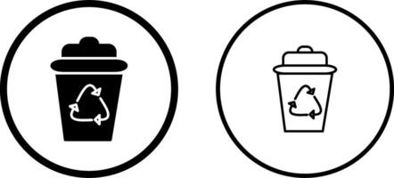 Recycle Bin Vector Icon