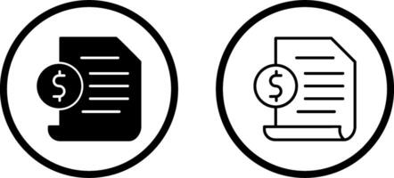 Invoice Vector Icon