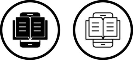 E Book Vector Icon