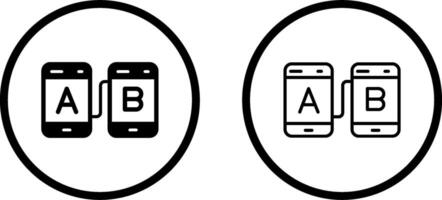 AB Testing Vector Icon