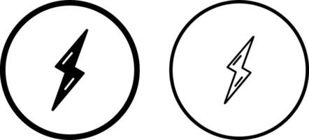 Lightning Vector Icon