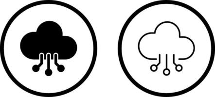 Cloud Computing Vector Icon