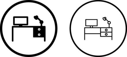 Study Desk I Vector Icon