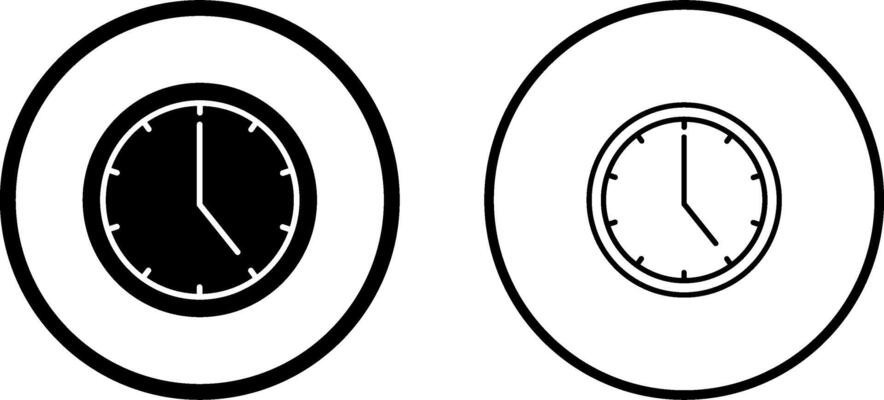 Clock Vector Icon