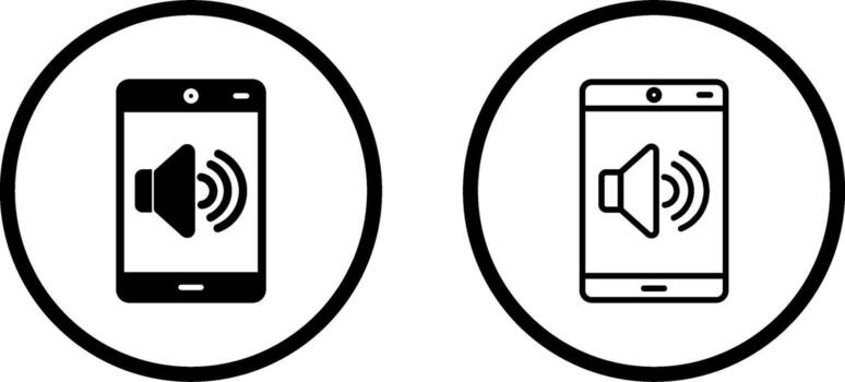 icono de vector de volumen