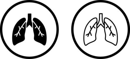 Lungs Vector Icon