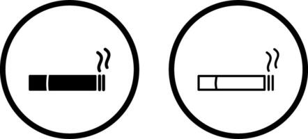 icono de vector de cigarrillo