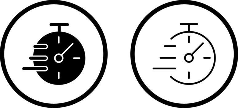 icono de vector de tiempo flexible