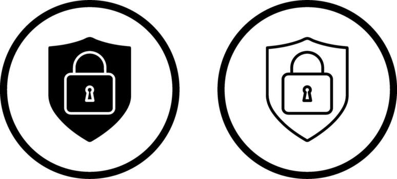 icono de vector de seguridad
