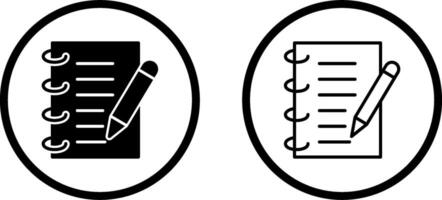 Spring Notebook Vector Icon