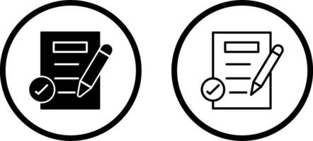 Check Notes Vector Icon
