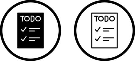 To do List Vector Icon