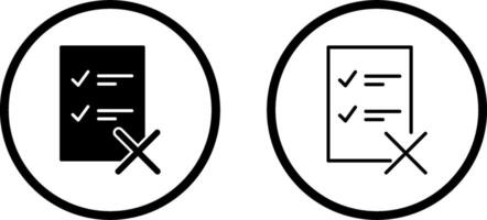 Fake List Vector Icon