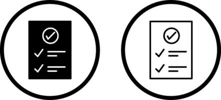 Check Up List Vector Icon