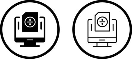 Divide Vector Icon