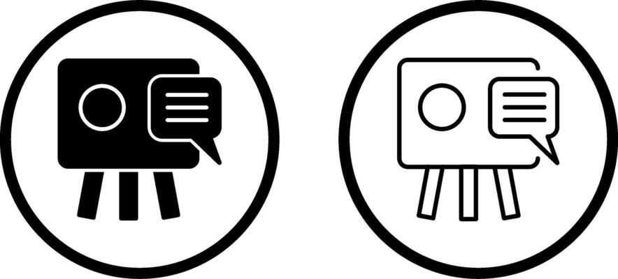 Message Board Vector Icon