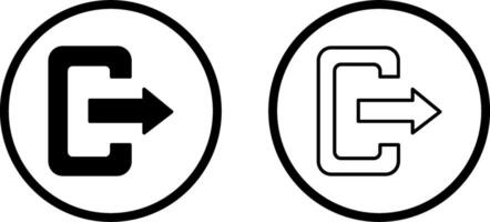 Logout Vector Icon
