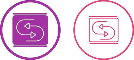 Reverse Arrow Vector Icon