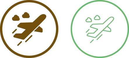 Flight Takeoff Vector Icon