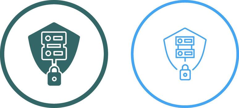 Secure Server Vector Icon