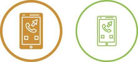 Outgoing Call Vector Icon